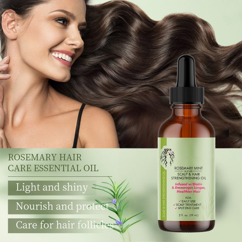 Natural Organic Rosemary Hair Strengthening Oil