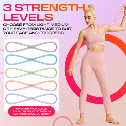 ODEIUN™ 8-Shape Resistance Band 💪 with Comfort Massage Grip
